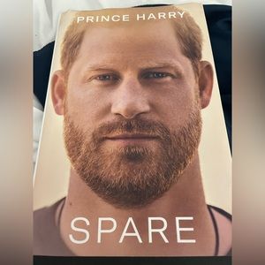 Spare by Prince Harry. Hardcover book.
